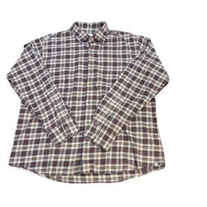 Peter Millar Men’s XL Plaid Shirt Blue Button Down Long Sleeve Casual Classic